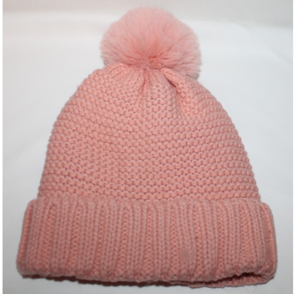 Women's Plush Knit Pom Pom Beanie Hat - Picture 14 of 15